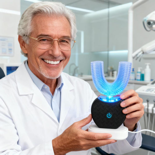 Plně automatický zubní kartáček Coeurva, navržený pro řešení problémů v ústní dutině – vyčistí zuby a ústa za pouhých 30 sekund! 🔥Druhý kus za poloviční cenu!