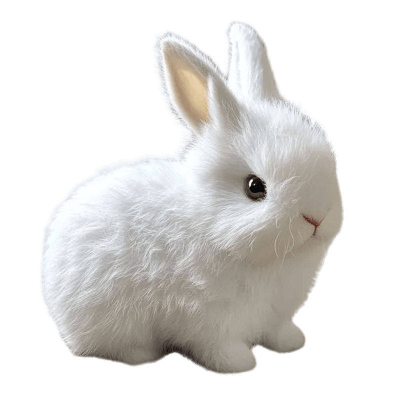 Hvězda francouzských domácností 🐰 Plyšová hračka BunnyBuddy™🎀 od Coeurva, realistická a roztomilá, přináší dětem radost.