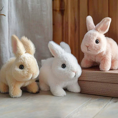 Hvězda francouzských domácností 🐰 Plyšová hračka BunnyBuddy™🎀 od Coeurva, realistická a roztomilá, přináší dětem radost.