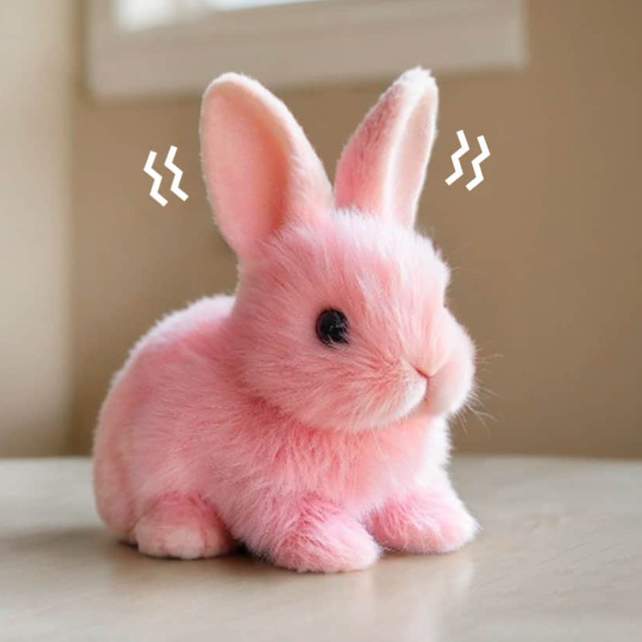 Hvězda francouzských domácností 🐰 Plyšová hračka BunnyBuddy™🎀 od Coeurva, realistická a roztomilá, přináší dětem radost.