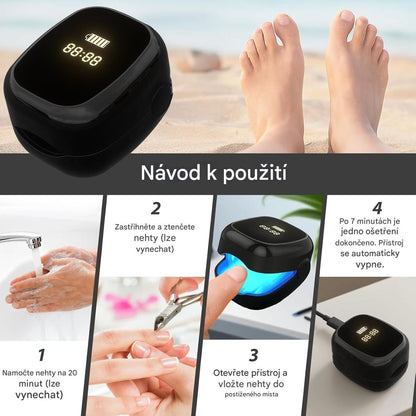 Coeurva Laserové LED zařízení pro léčbu nehtové mykózy