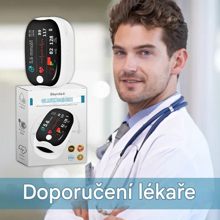 Coeurva™ Laserový glukometr bez bolesti – Přesný, rychlý a přenosný