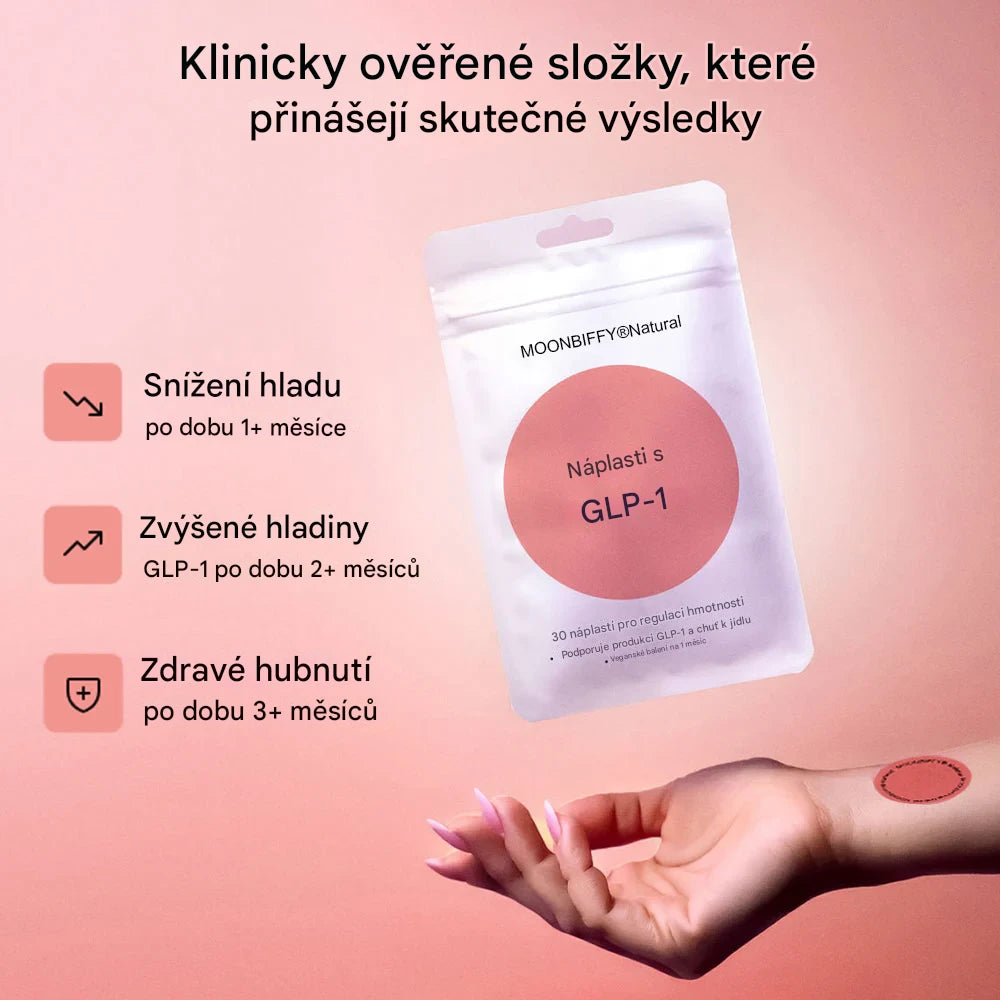GLP-1 Náplast – Podpora Kontroly Chuti K Jídlu a Hubnutí