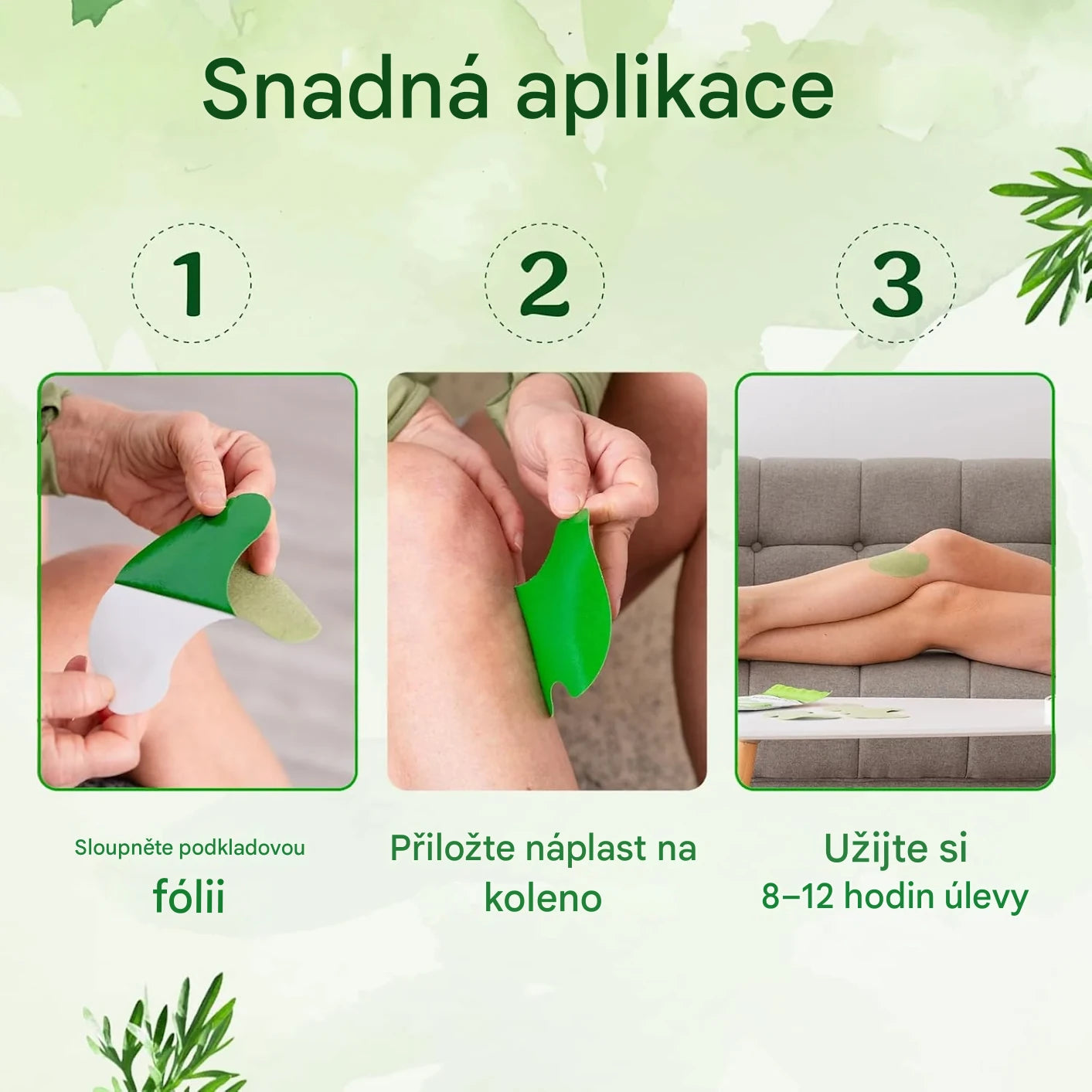 Coeurva™ – Přírodní náplasti na úlevu od bolesti kolen