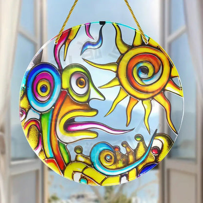 Boho styl roku 2025 – ručně malované umělecké graffiti vhodné pro vánoční dekorace do interiéru i exteriéru