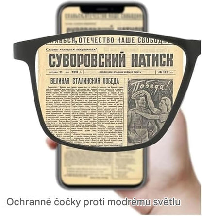 Inteligentní brýle na čtení s automatickým zoomem, navržené pro seniory s krátkozrakostí i dalekozrakostí – poskytují jasné vidění na blízko i na dálku. 🔥Druhý pár za poloviční cenu!