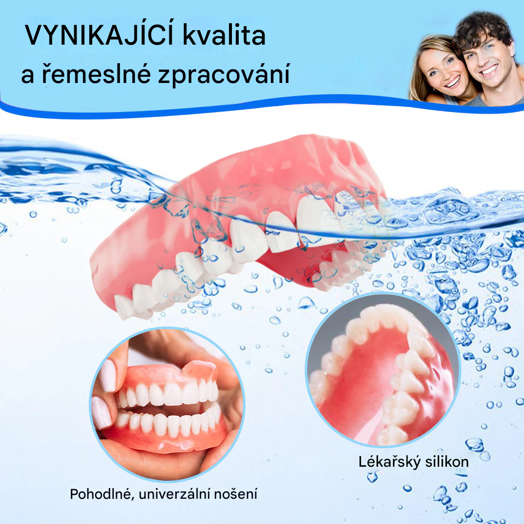 Zubní lékaři důrazně doporučují – keramické zubní náhrady pro seniory 🦷 druhý pár za poloviční cenu 🔥 doporučujeme koupit dva páry do zásoby 🎁