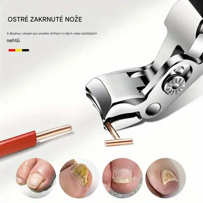 ✨Kleště na nehty s ostrými zakřivenými čepelemi s dlouhou rukojetí-【🎉Druhý pár za poloviční cenu！Čím více koupíte, tím větší sleva!】