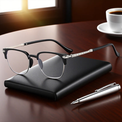 Inteligentní brýle na čtení s automatickým zoomem, navržené pro seniory s krátkozrakostí i dalekozrakostí – poskytují jasné vidění na blízko i na dálku. 🔥Druhý pár za poloviční cenu!