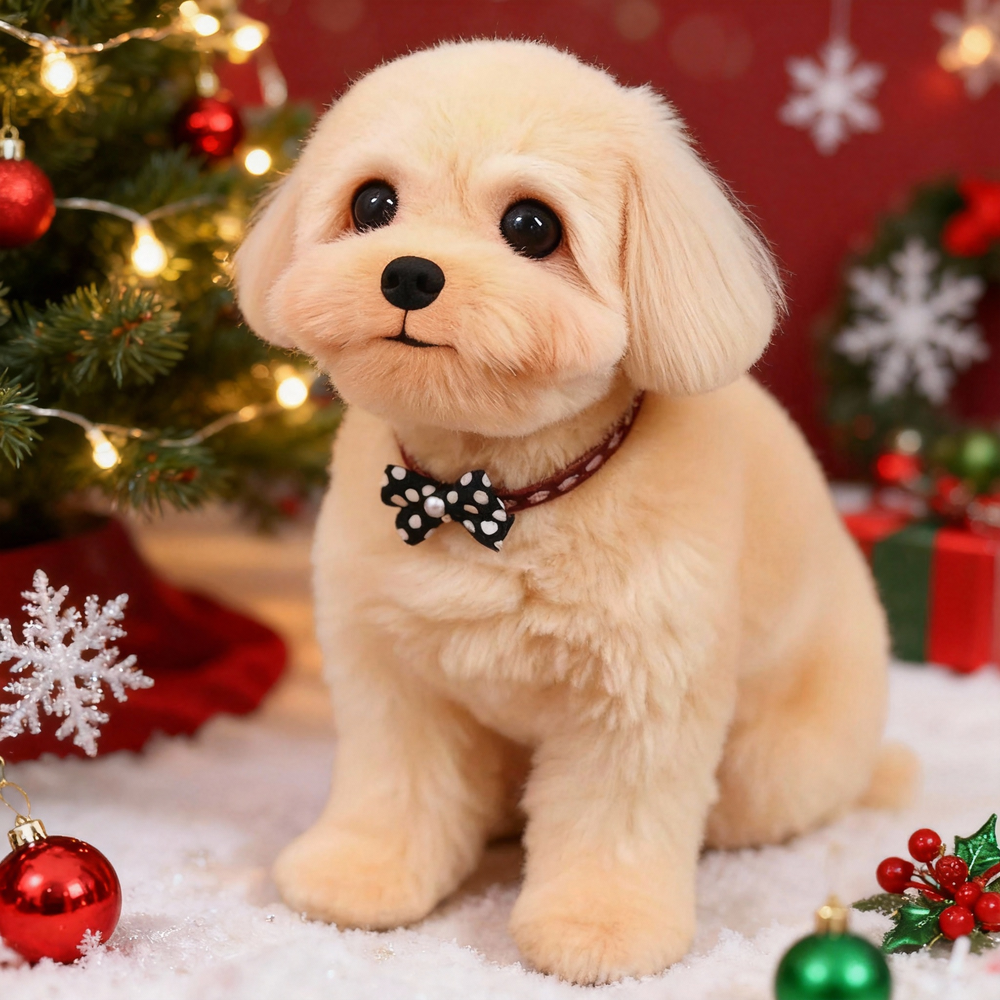 Realistický plyšový robotický pejsek, který běhá a skáče, nejlepší společník pro děti, ideální dárek pro vaše dítě!