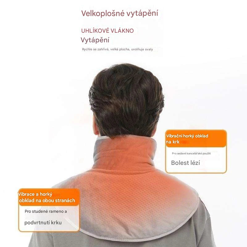 Coeurva Masážní vyhřívací polštář na ramena a krk